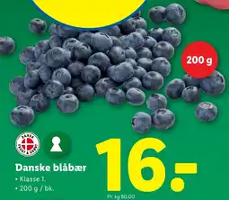 Lidl Danske blåbær tilbud