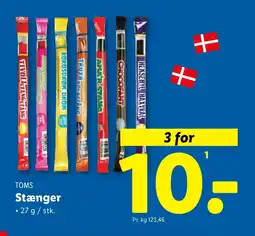 Lidl TOMS Stænger tilbud