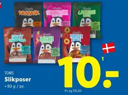 Lidl TOMS Slikposer tilbud