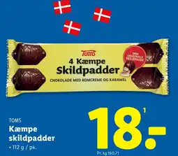 Lidl TOMS Kæmpe skildpadder tilbud