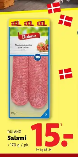Lidl DULANO Salami tilbud