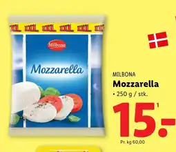 Lidl MILBONA Mozzarella tilbud