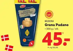 Lidl MILBONA Grana Padano tilbud