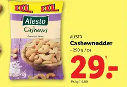 Lidl ALESTO Cashewnødder tilbud