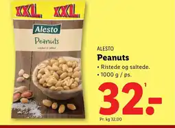 Lidl ALESTO Peanuts tilbud