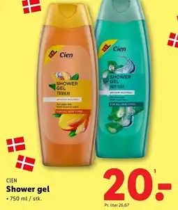 Lidl CIEN Shower gel tilbud