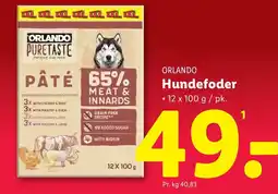 Lidl ORLANDO Hundefoder tilbud