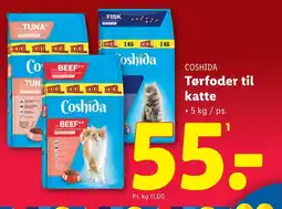Lidl COSHIDA Tørfoder til katte tilbud