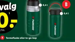 Lidl PARKSIDE Termoflaske eller to-go-kop tilbud