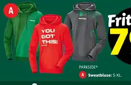 Lidl PARKSIDE Sweatbluse tilbud
