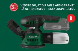 Lidl PARKSIDE Batteridreven excentersliber 20 V tilbud