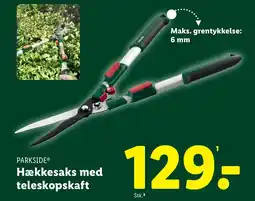Lidl PARKSIDE Hækkesaks med teleskopskaft tilbud