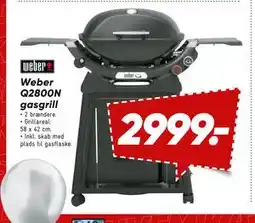 Bilka Weber Q2800N gasgrill, DKK 2999 tilbud