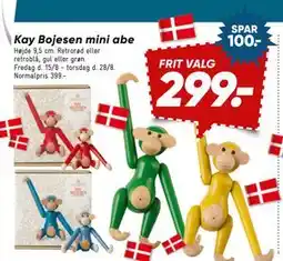 Bilka Kay Bojesen mini abe, DKK 299 tilbud