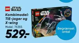 Bilka Kombimodel: TIE-jager og X-wing, DKK 529 tilbud
