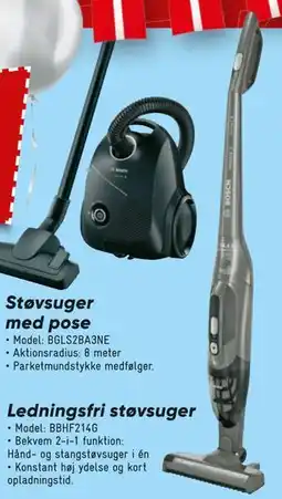 Bilka Ledningsfri støvsuger, DKK 799 tilbud