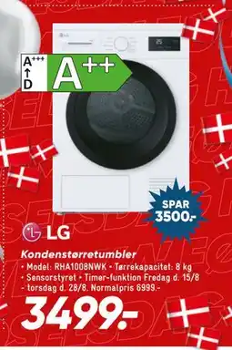 Bilka LG Kondenstørretumbler, DKK 3499 tilbud