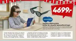 Bilka Lexilens elektroniske briller for visuelle læseudfordringer, DKK 4699 tilbud