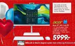 Bilka Acer 27” Alt-i-en PC, DKK 5999 tilbud