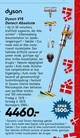 Bilka Dyson V15 Detect Absolute, DKK 4460 tilbud