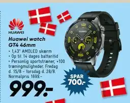 Bilka Huawei watch GT4 46mm, DKK 999 tilbud