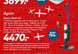 Bilka Dyson Wash G1, DKK 4470 tilbud