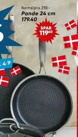 Bilka Pande 24 cm 179.40, DKK 179.4 tilbud