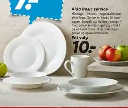 Bilka Aida Basic service, DKK 10 tilbud