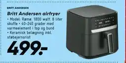 Bilka Britt Andersen airfryer, DKK 499 tilbud