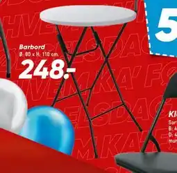 Bilka Barbord, DKK 248 tilbud