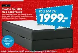 Bilka Nordisk Fjer B90 med opbevaring, DKK 1999 tilbud