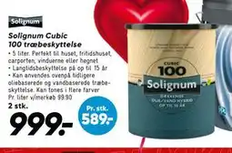 Bilka Solignum Cubic 100 træbeskyttelse, DKK 999 tilbud