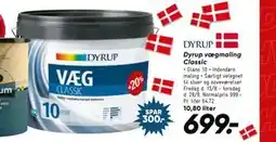 Bilka Dyrup vægmaling Classic, DKK 699 tilbud