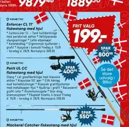 Bilka Enforcer CL 11’ fiskestang med hjul, DKK 199 tilbud