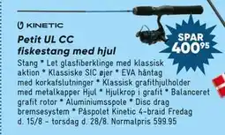 Bilka Petit UL CC fiskestang med hjul, DKK 199 tilbud