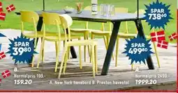 Bilka New York havebord, DKK 1999.2 tilbud