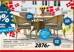 Bilka Kos havestol, DKK 479.2 tilbud