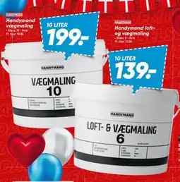 Bilka Handymand loft- og vægmaling, DKK 139 tilbud