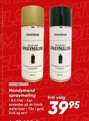 Bilka Handymand spraymaling, DKK 39.95 tilbud