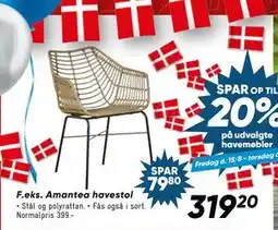 Bilka Amantea havestol, DKK 319.2 tilbud