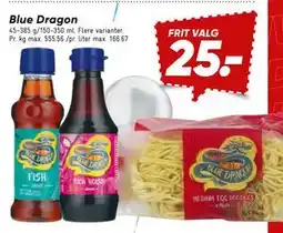 Bilka Blue Dragon, DKK 25 tilbud