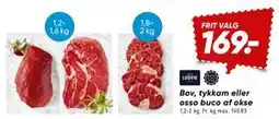 Bilka Bov, tykkam eller osso buco af okse, DKK 169 tilbud