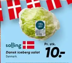 Bilka Dansk iceberg salat, DKK 10 tilbud