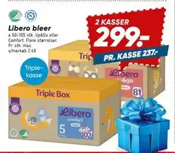 Bilka Libero bleer, DKK 299 tilbud