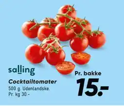 Bilka Cocktailtomater, DKK 15 tilbud