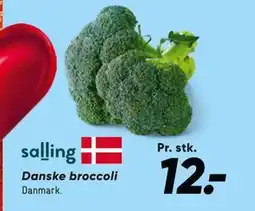 Bilka Danske broccoli, DKK 12 tilbud