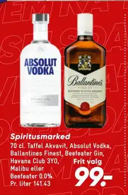 Bilka Spiritusmarked, DKK 99 tilbud