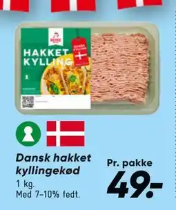 Bilka Dansk hakket kyllingekød, DKK 49 tilbud