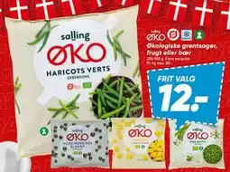 Bilka Økologiske grøntsager, frugt eller bær, DKK 12 tilbud