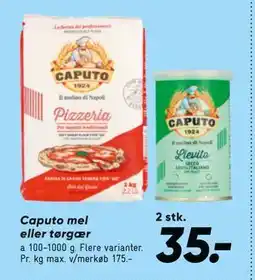 Bilka Caputo mel eller tørgær, DKK 35 tilbud